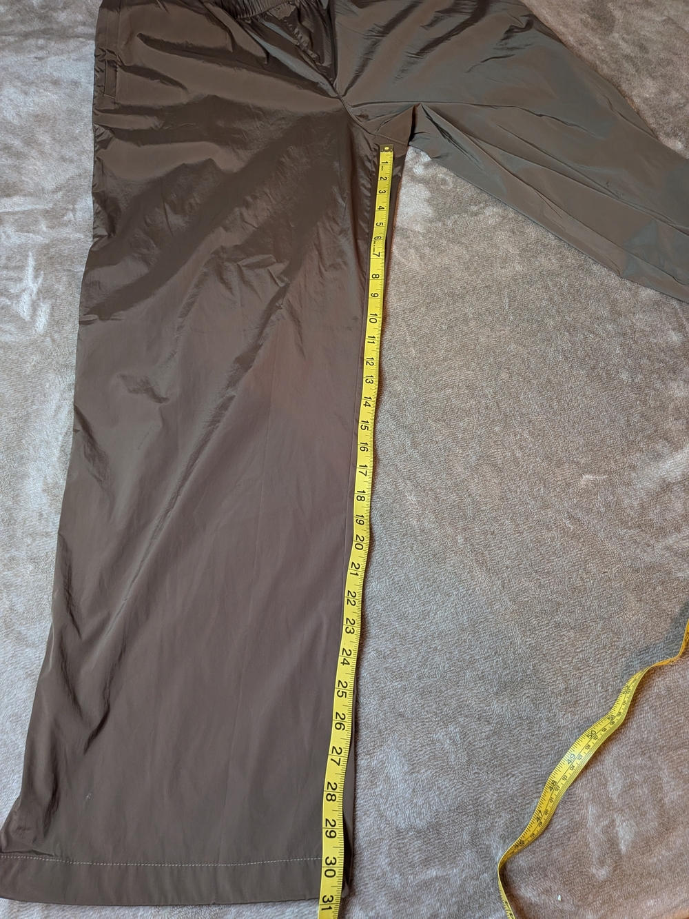 Athleta Rise Pant Women's X Large Taupe Wide Leg Travel Pants NWT - Picture 10 of 15